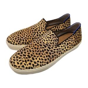 Rothy's The Original Slip On Sneaker Sahara Cat/ Cheetah Print Size‎ 8.5 Knit